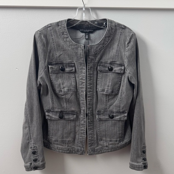 WHBM Denim Jacket. Size 12. - Picture 4 of 7